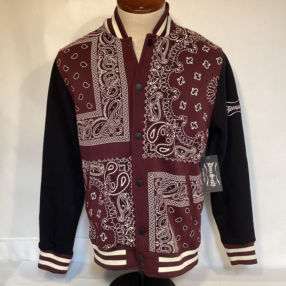 NWT Dogg Supply By Snoop Dogg Varsity Jacket men’s size medium